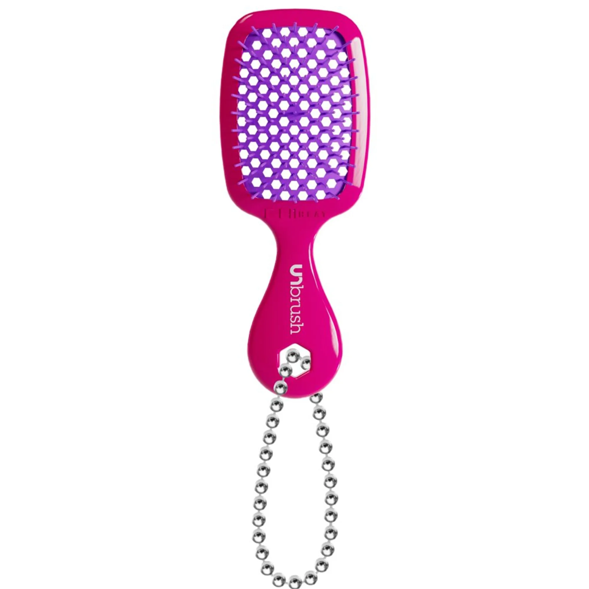 UNbrush Super Mini Keychain - Pink Burst No tangle-børste