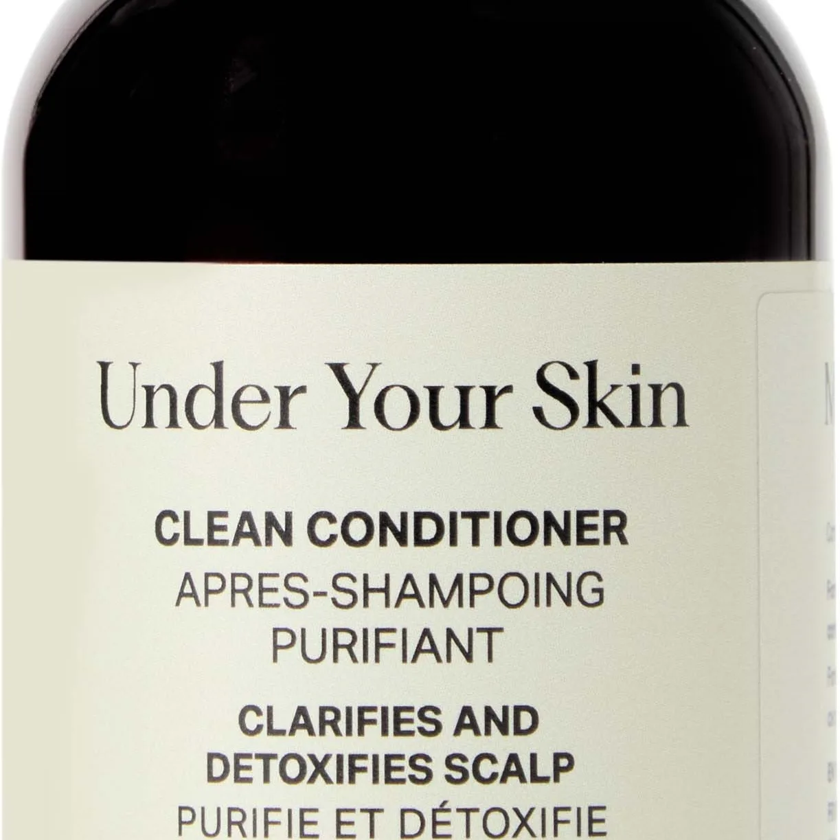 Under Your Skin Clean Detox Conditioner - Travel Size - Balancing and Clarifying 100 ml