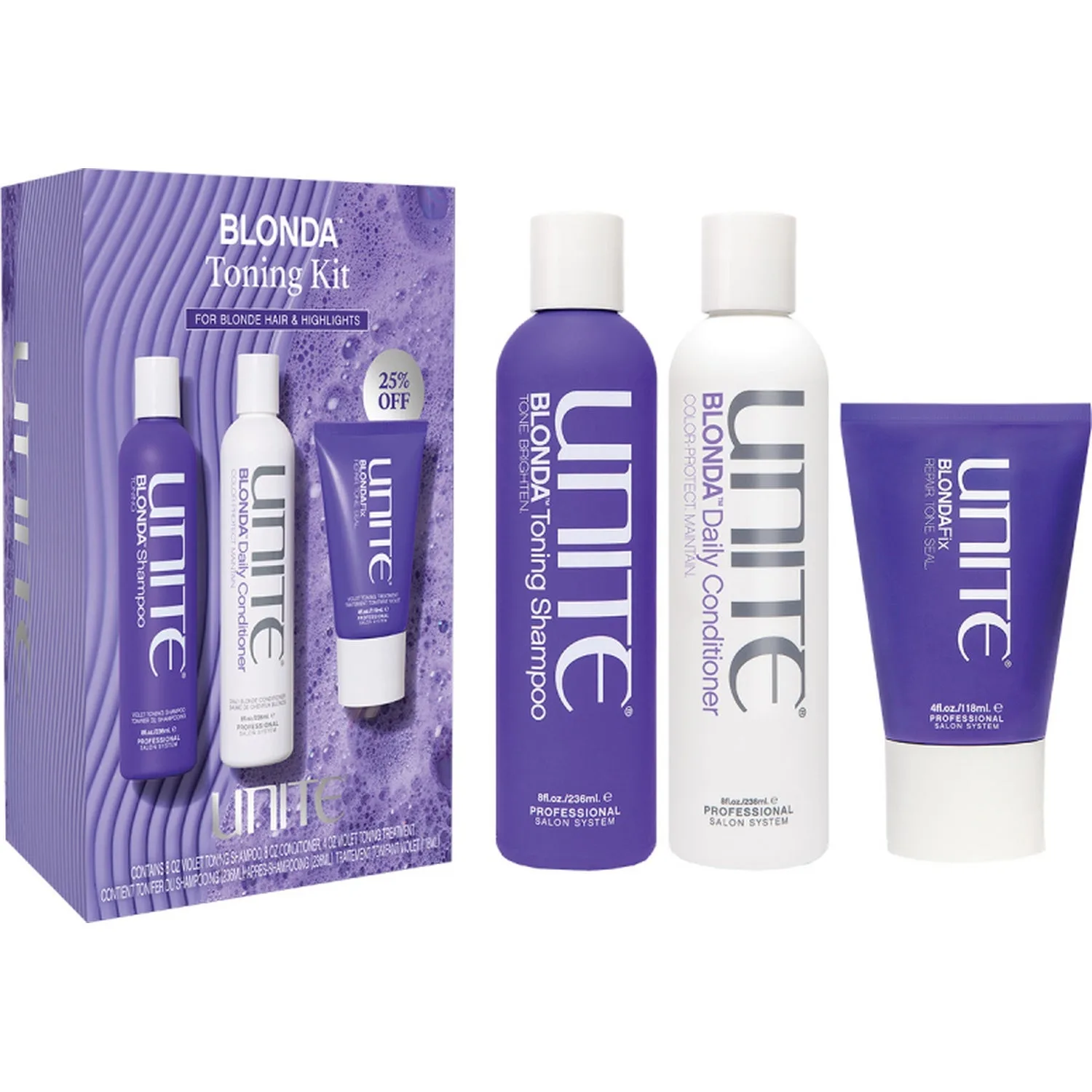 Unite Blonda Toning Kit 590 ml