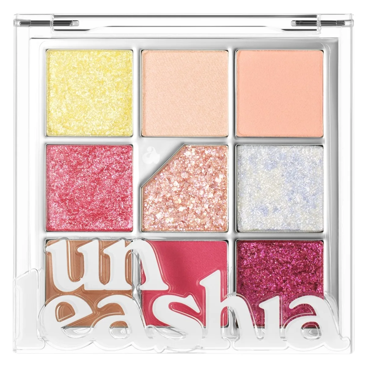 Unleashia Glitterpedia Eye Palette Palett för ögonskugga Skugga No.7 All of Peach Ade 6.2 g