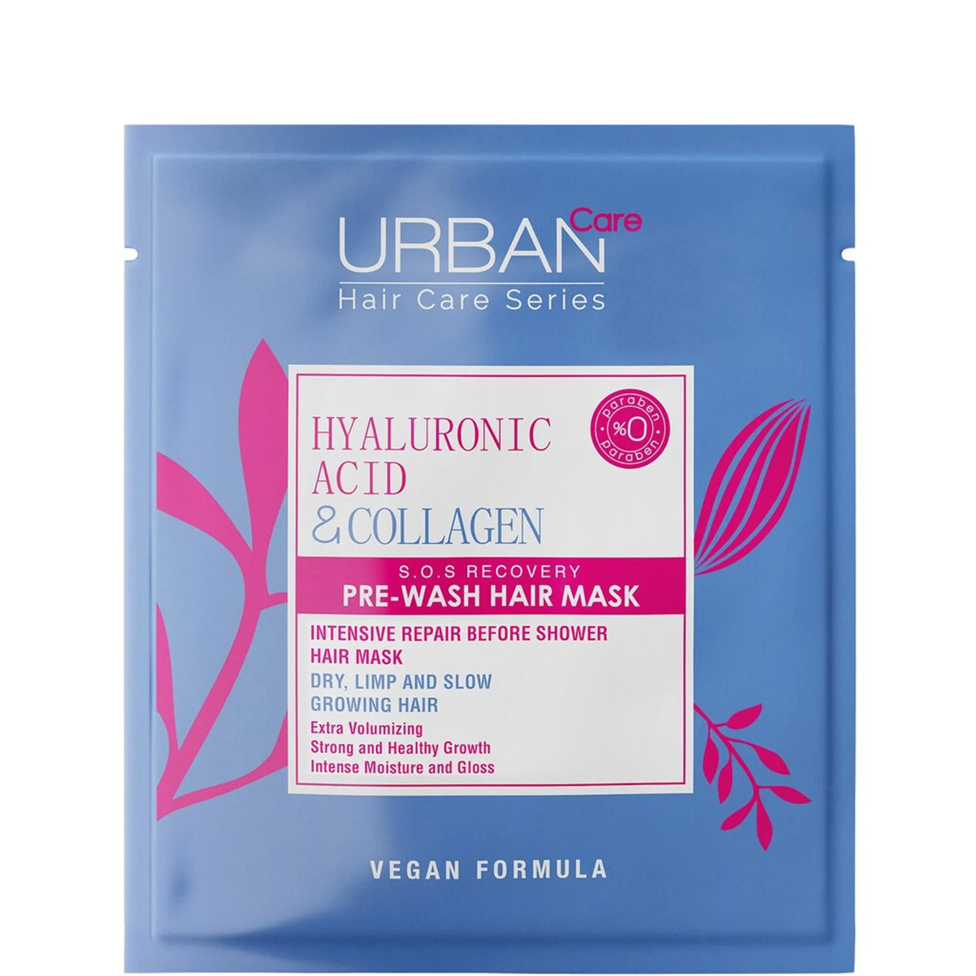URBAN Care Hyaluronic Acid & Collagen SOS Recovery Pre-Hairmask Hårbehandling