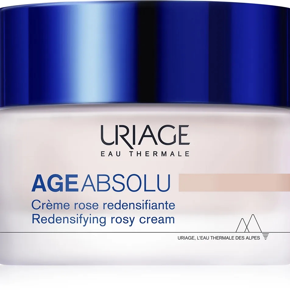 Uriage Age Absolu Redensifying Rosy Cream Uppljusande och lyftande kräm mot rynkor med hyaluronsyra 50 ml