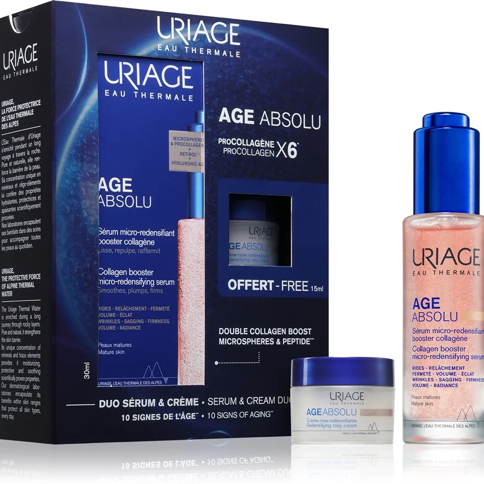 Uriage Age Absolu Serum & Cream Duo uppsättning för hudvård