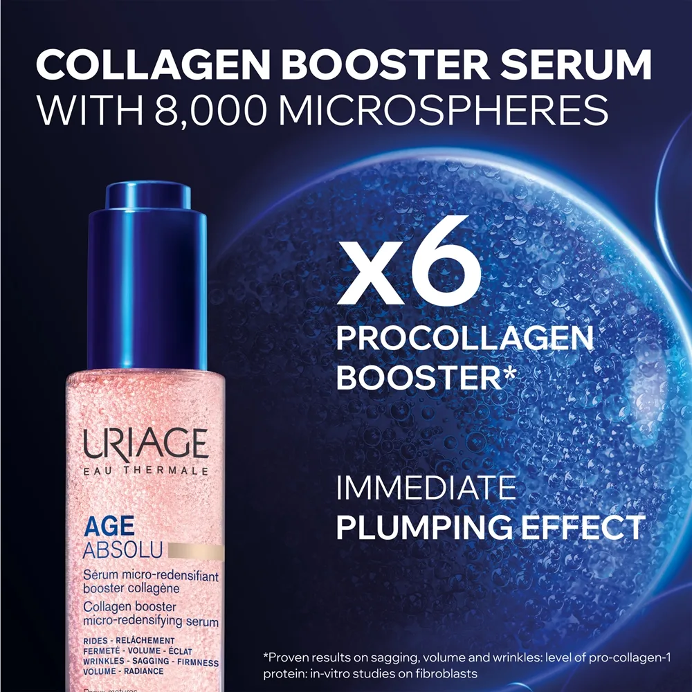 Uriage Age Absolu Serum Serum mot rynkor för att främja kollagenproduktionen 30 ml