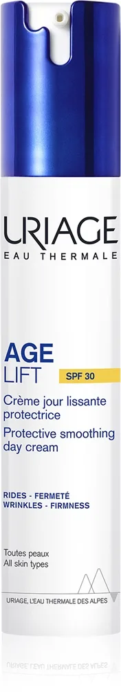 Uriage Age Lift Protective Smoothing Day Cream SPF30 Beskyttende dagcreme Til at behandle rynker og mørke pletter SPF 30 40 ml