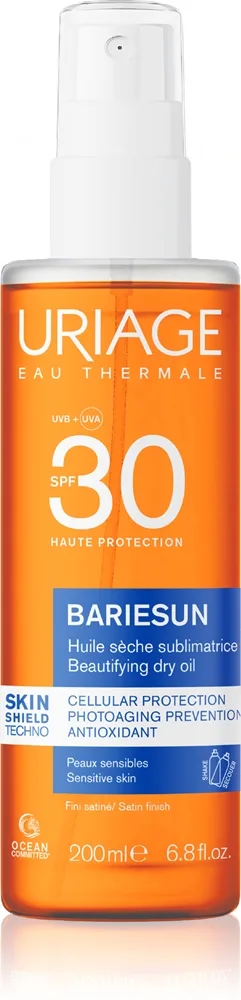 Uriage Bariésun Dry Oil SPF 30 Tør sololie SPF 30 200 ml