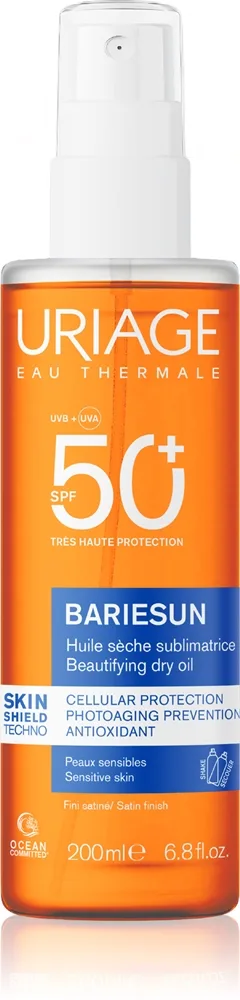 Uriage Bariésun Dry Oil SPF 50+ Torr sol-olja SPF 50+ 200 ml