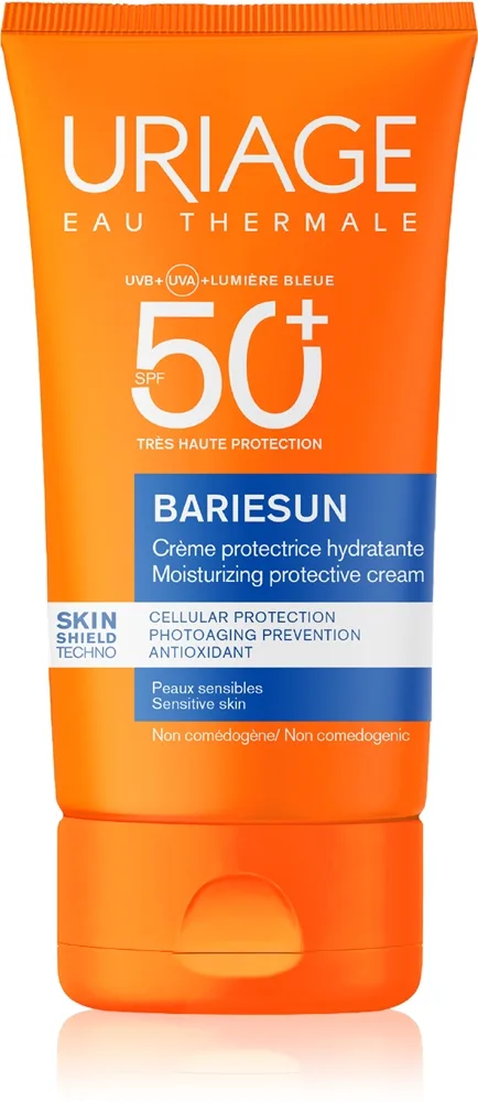 Uriage Bariésun Moisturizing Cream SPF 50+ Beskyttende creme til ansigt og krop SPF 50+ 50 ml