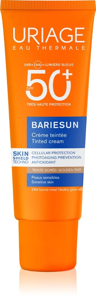Uriage Bariésun Tinted Cream SPF 50+ sävyttävä suojavoide kasvoille SPF 50+ sävy Golden tint 50 ml