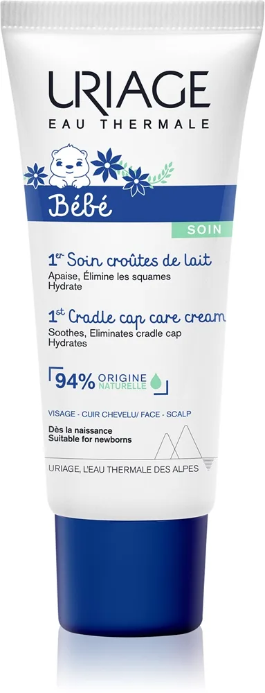 Uriage Bébé 1st Cradle Cap Care Cream rauhoittava voide 40 ml