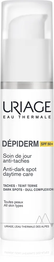 Uriage Dépiderm Anti-dark Spot Daytime Care Beskyttende fugtighedscreme mod leverpletter SPF 50+ 30 ml