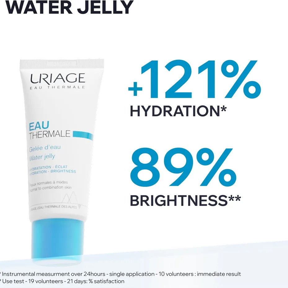 Uriage Eau Thermale Water Jelly Fugtgivende ansigtsgel til normal og kombineret hud 40 ml
