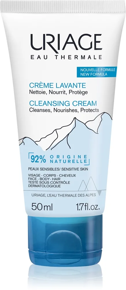Uriage Hygiène Cleansing Cream ravitseva ja puhdistava voide vartalolle ja kasvoille 500 ml
