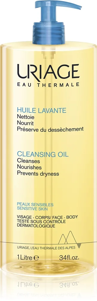 Uriage Hygiène Cleansing Oil pesuöljy kasvoille ja vartalolle 1000 ml