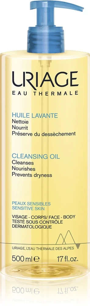 Uriage Hygiène Cleansing Oil pesuöljy kasvoille ja vartalolle 500 ml
