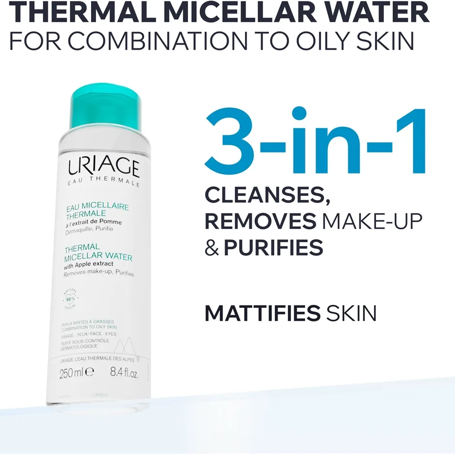 Uriage Thermal Micellar Water Combination To Oily Skin 250 ml