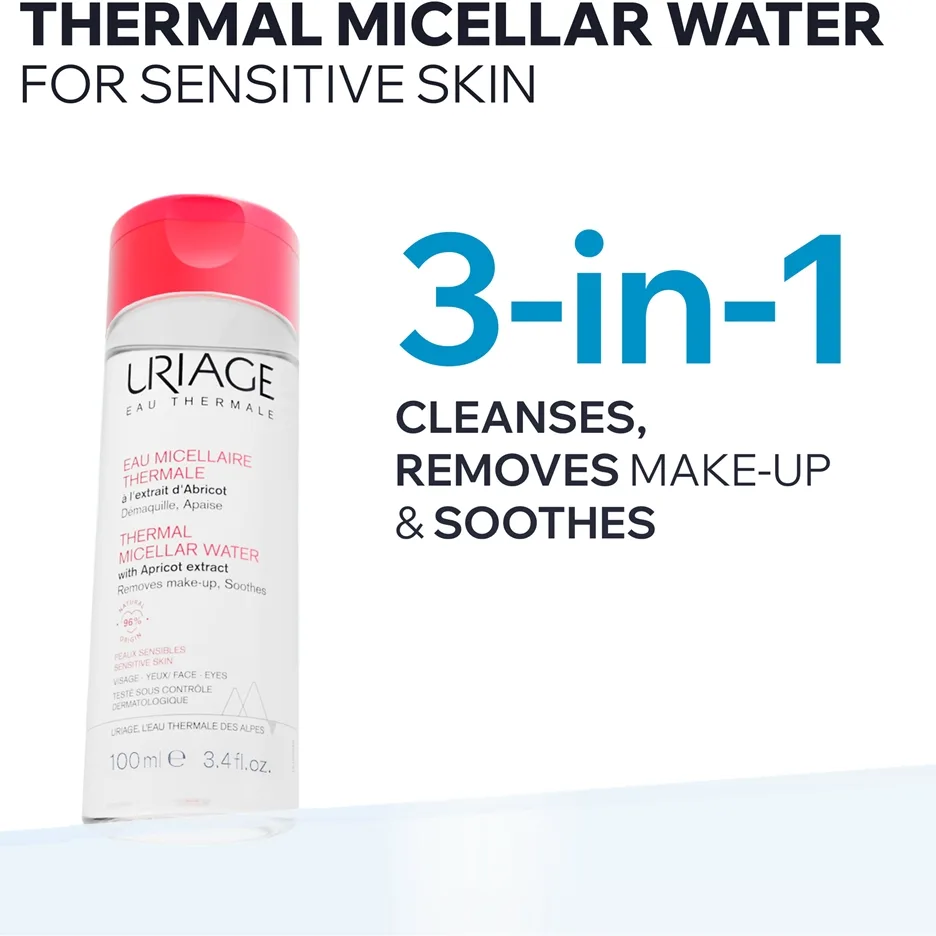 Uriage Hygiène Thermal Micellar Water - Sensitive Skin Rengörande micellärt vatten för känslig hud 100 ml