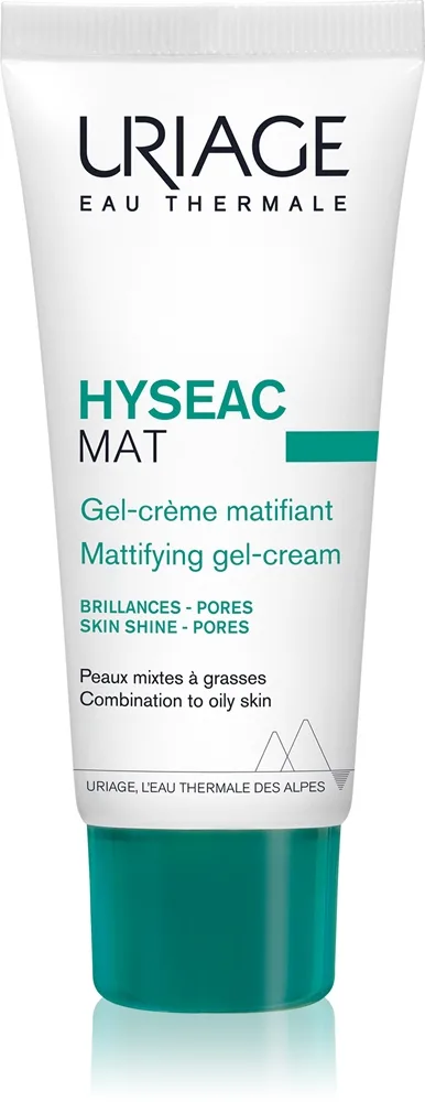 Uriage Hyseac Mat Matifying Gel-Cream mattapinnan antava geelivoide rasvoittuvalle ja sekaiholle 40 ml