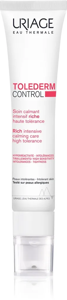Uriage Toléderm Control Rich Soothing Care ravitseva ja rauhoittava voide herkälle ja intolerantille iholle 40 ml