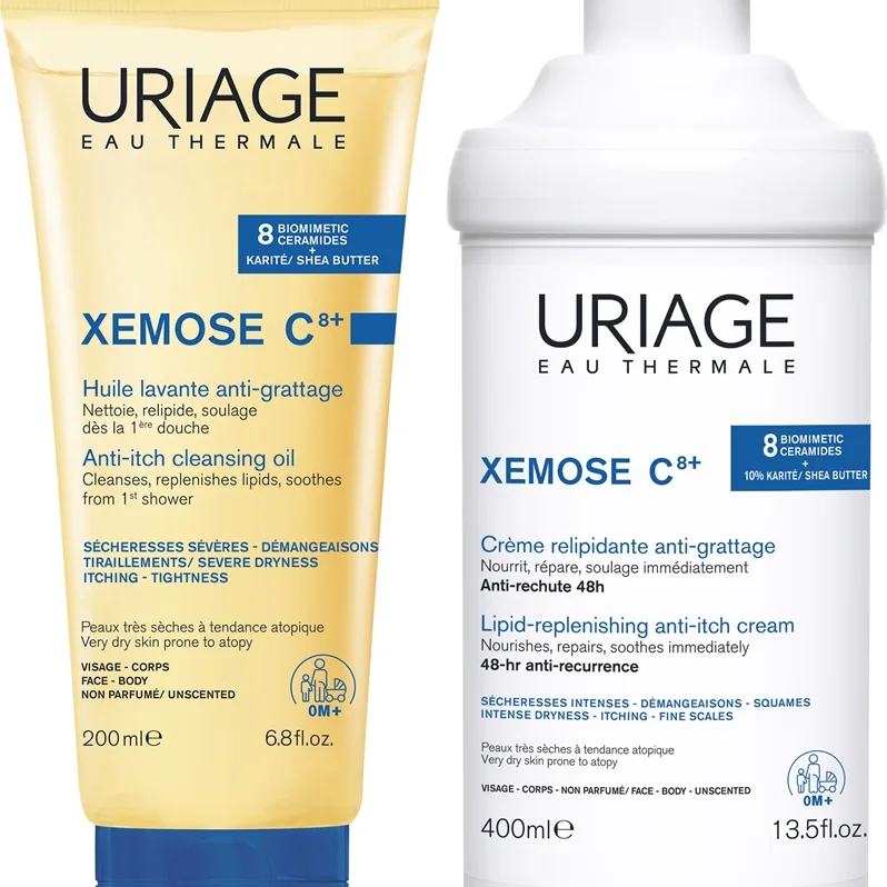 Uriage Xemose C8+ Comfort Set setti herkälle iholle