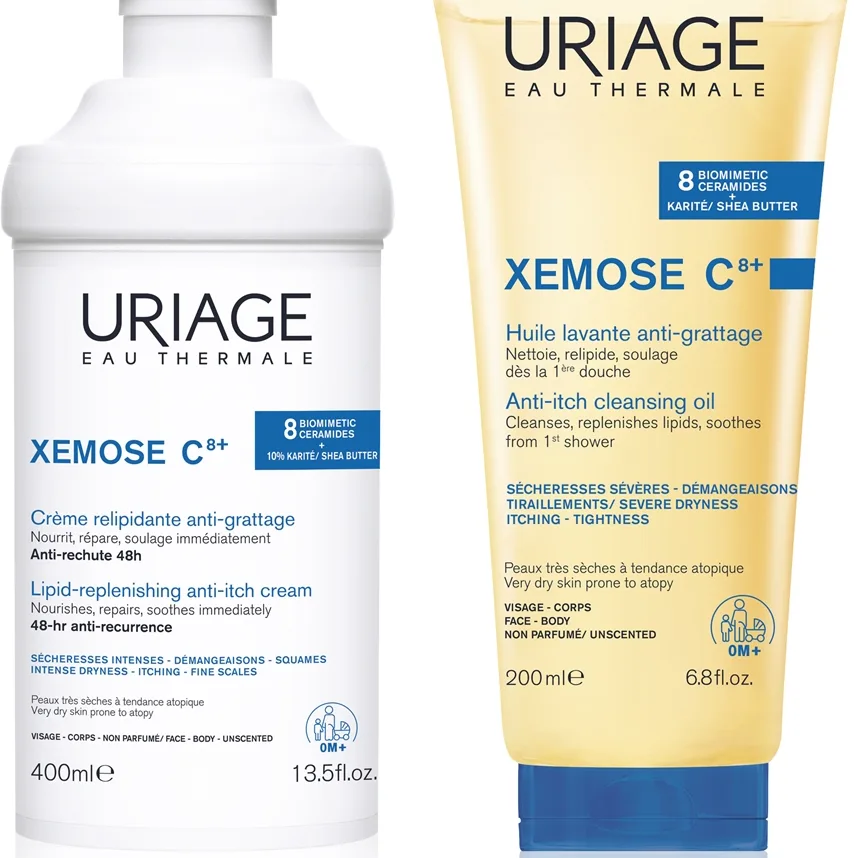 Uriage Xemose C8+ Set Set für trockene bis atopische Haut