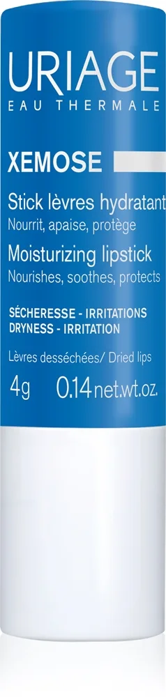 Uriage Xémose Moisturizing Lipstick Beroligende balsam til læber 4 g