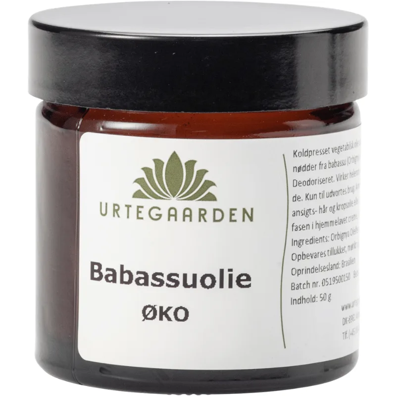 Urtegaarden Babassuolie Økologisk (50 g)