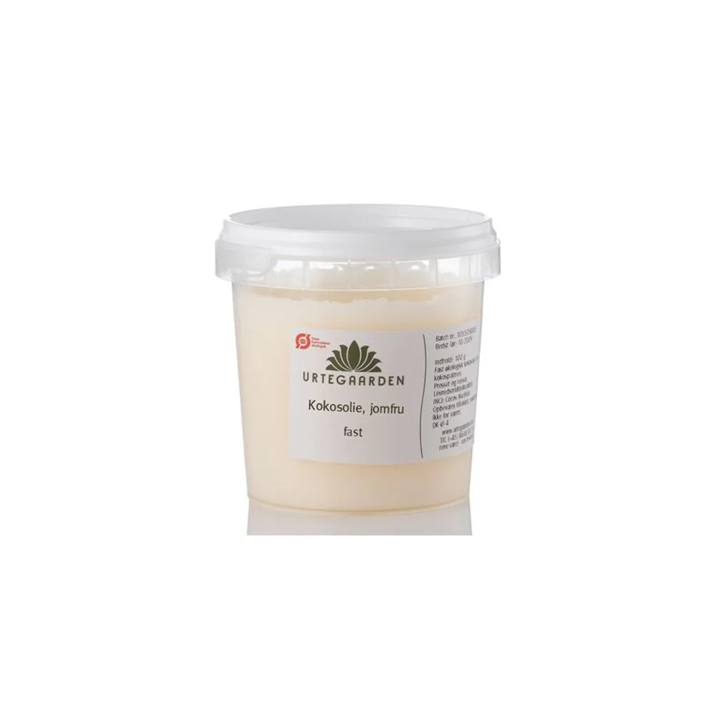 Urtegaarden Kokosolie Jomfru Ø (100 g)