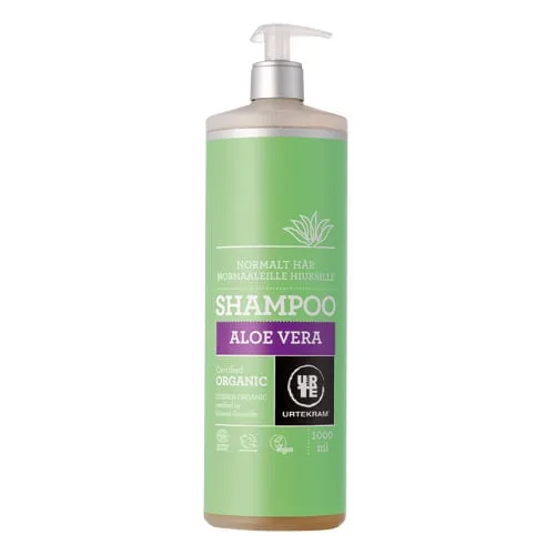 Urtekram Aloe Vera Shampoo (normalt hår) 1000 ml.