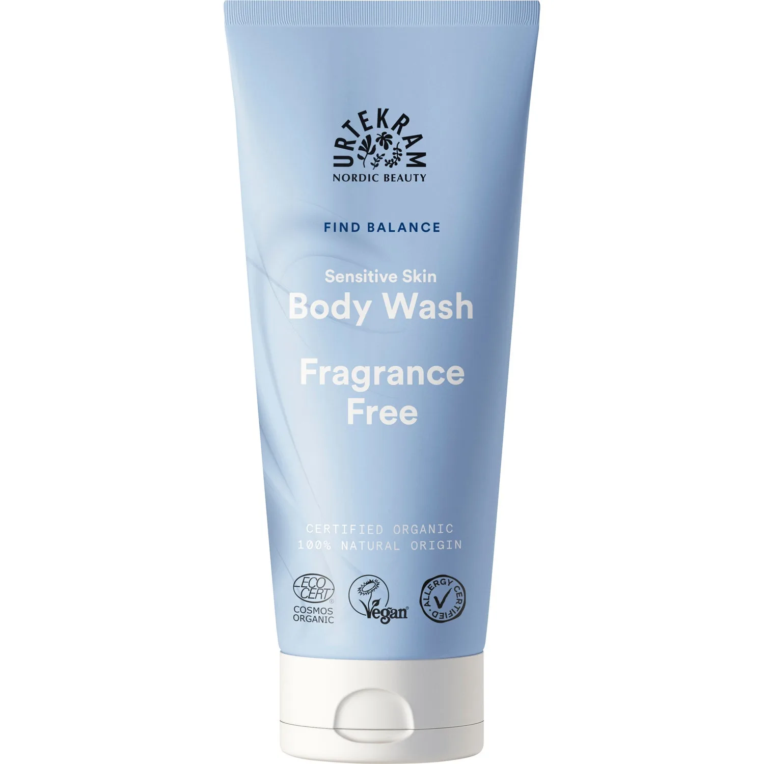 Organic fragrance free -suihkusaippua 200 ml