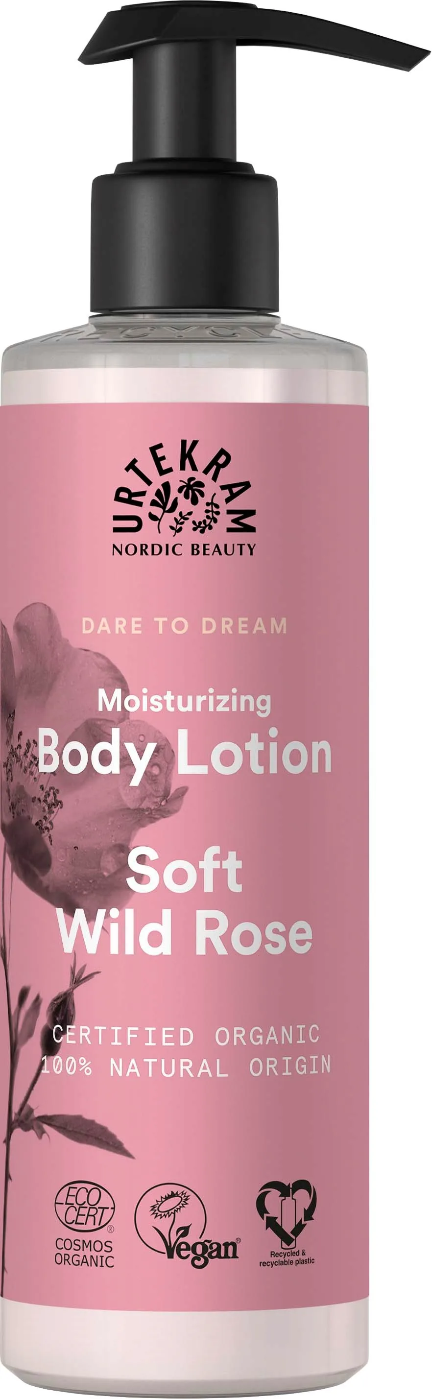 Urtekram Body Lotion Soft Wild Rose - 245 ml