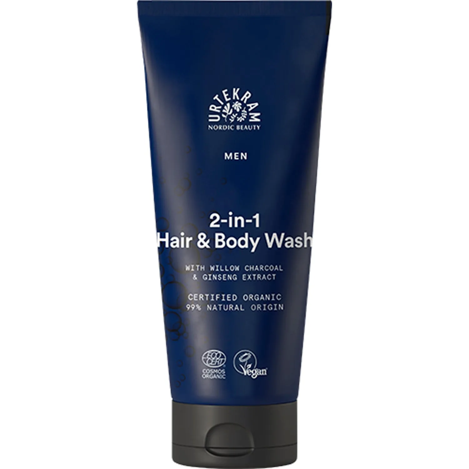 Urtekram Men 2 in 1 Hair & Body Wash Organic 200 ml