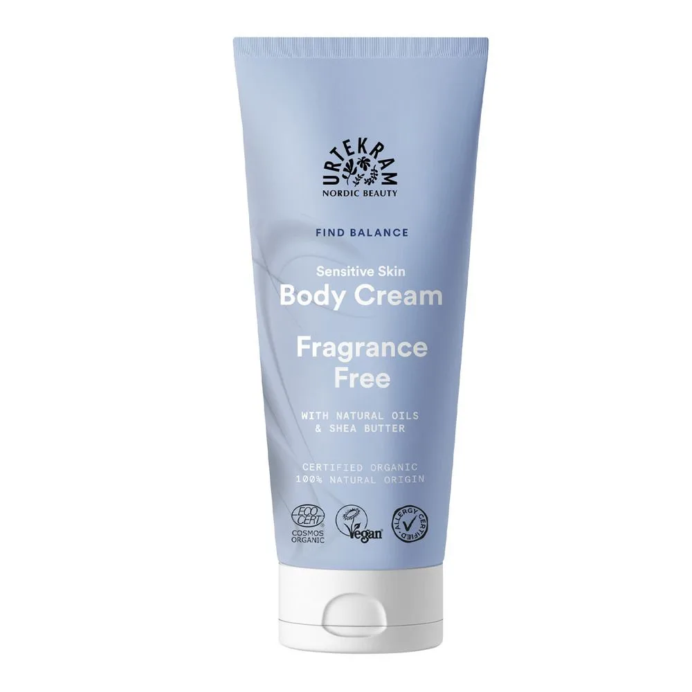 Urtekram Beauty Fragrance Free Sensitive Skin Body Cream 200 ml