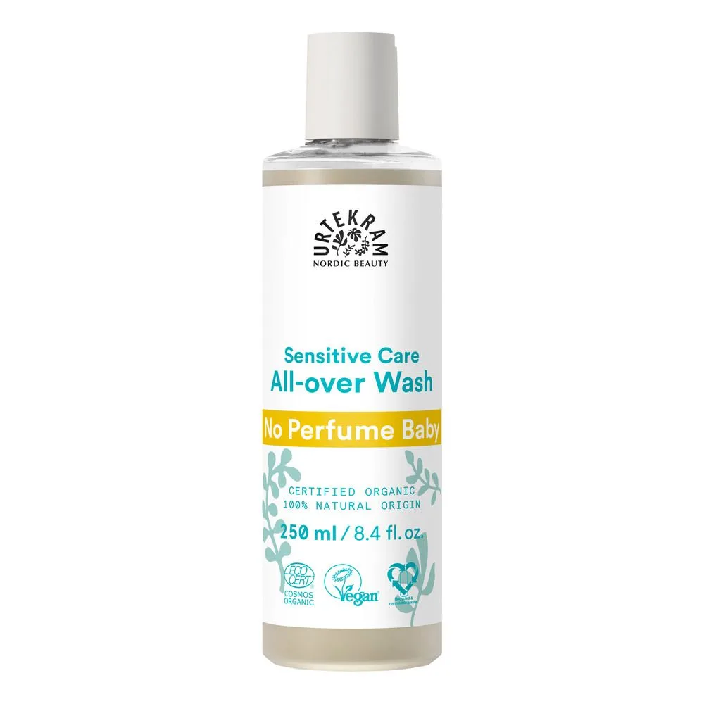 Urtekram No Perfume Baby All-Over Wash 250 ml