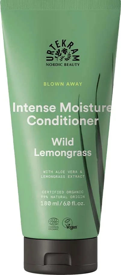 Urtekram Blown Away Intense Moisture Conditioner Wild Lemongrass 180 ml