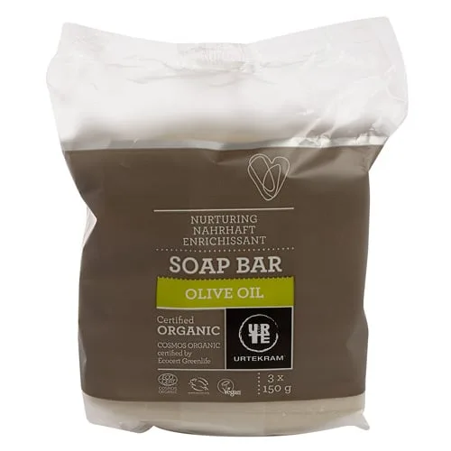 Urtekram Olive Oil Soap Bar 3x150 g.