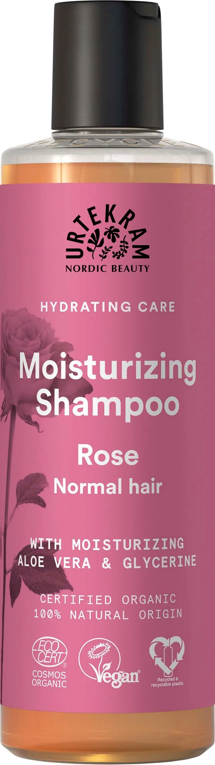 Urtekram Rose For Normal Hair Shampoo normaaleille hiuksille 250 ml