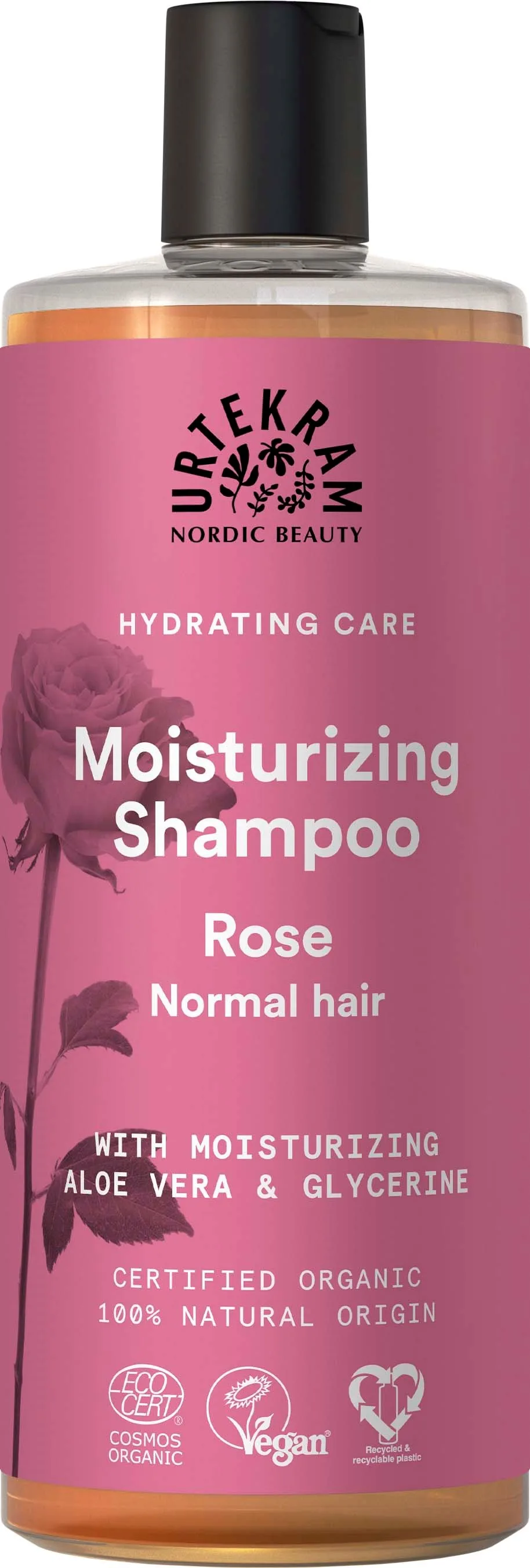 Urtekram Normal Shampoo Rose - 500 ml