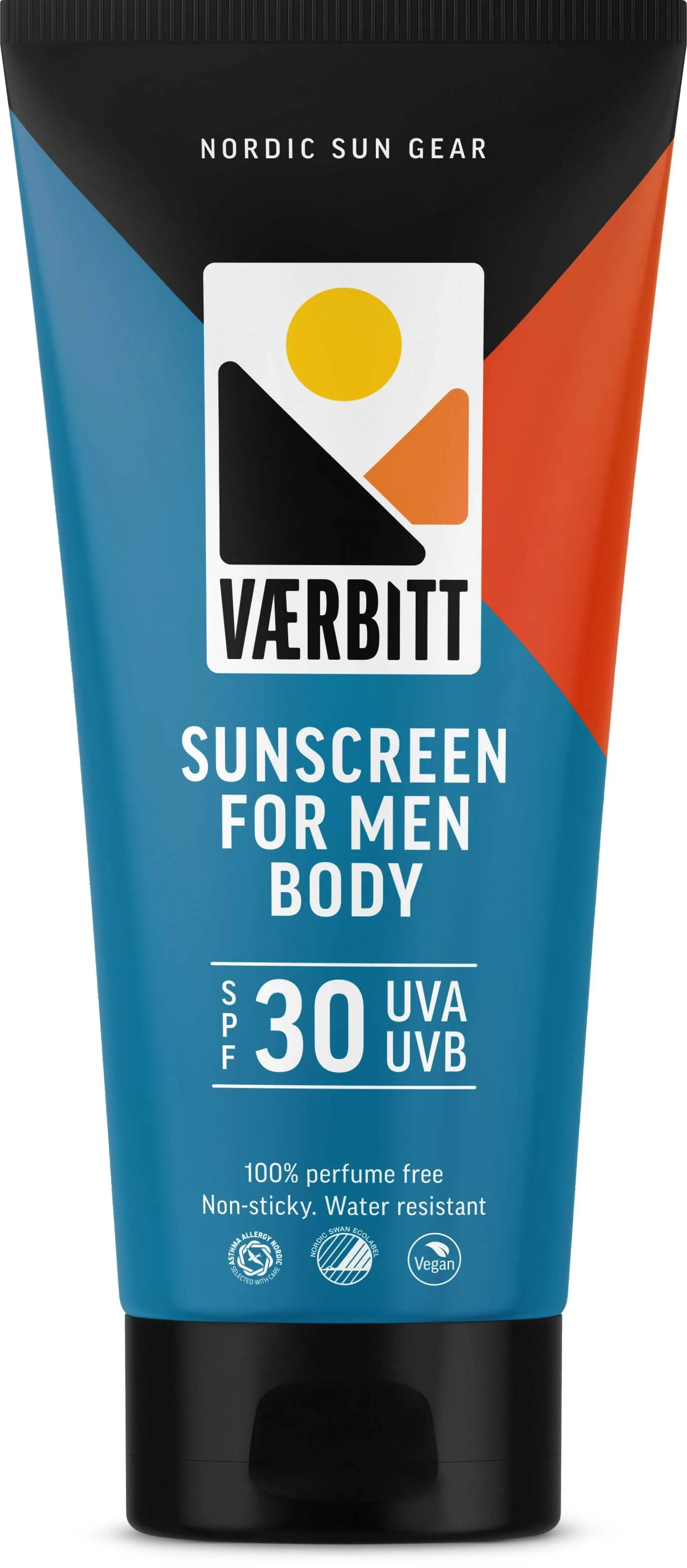 Værbitt Sunscreen For Men Body SPF30 200 ml