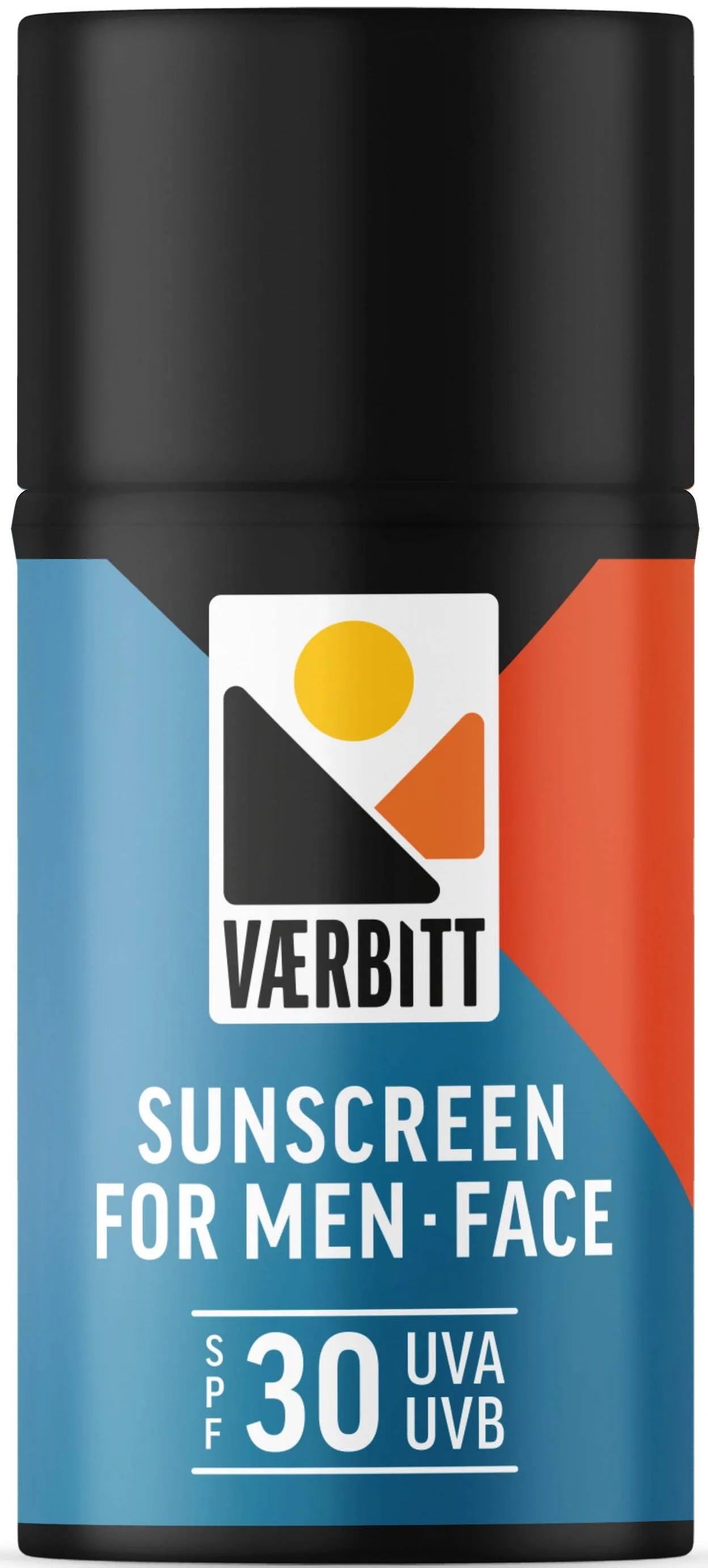 Værbitt Sunscreen For Men Face SPF30 50 ml
