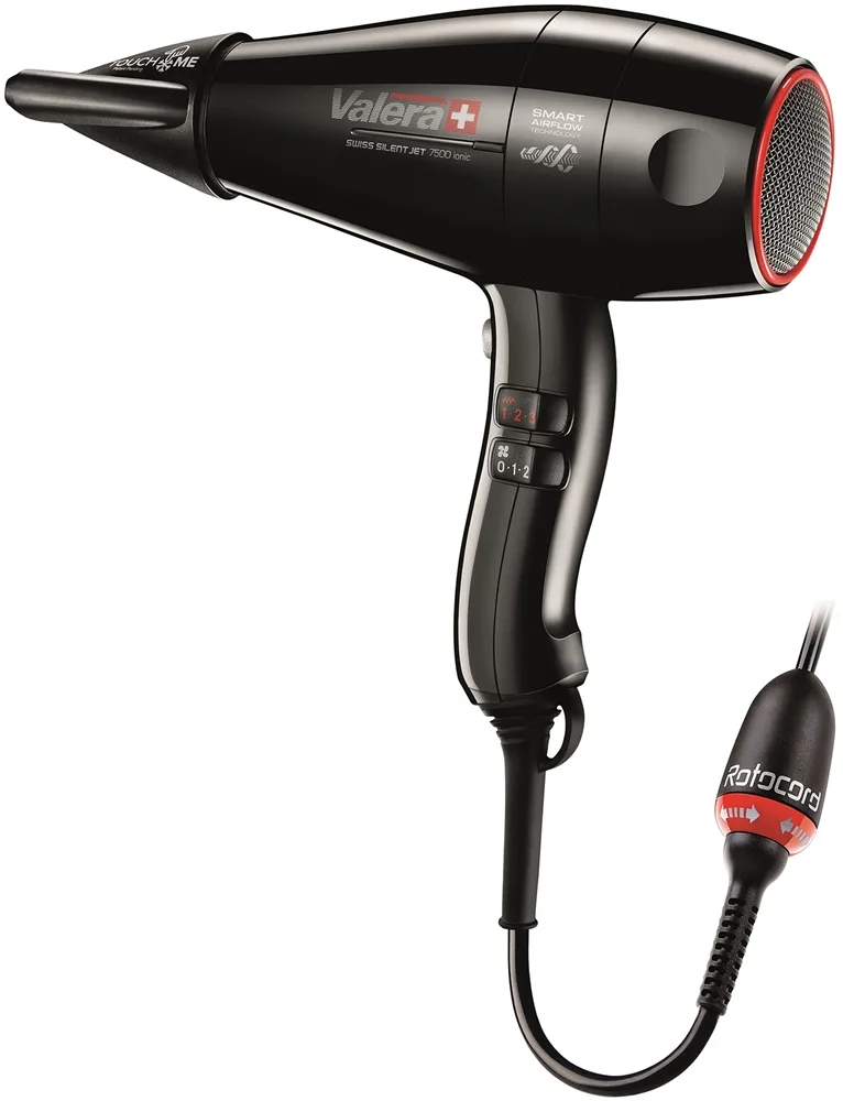 Valera Swiss Silent Jet 7500 Light Ionic Rotocord Professionell joniserande hårfön