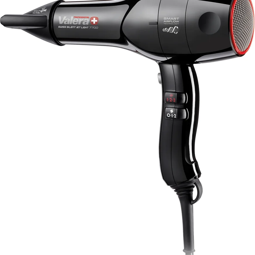 Valera Swiss Silent Jet7700 Light Professionell joniserande hårfön SXJ 7700 RC D