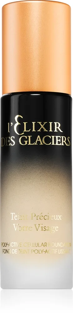 Valmont l' Elixir Des Glaciers Teint Précieux erittäin peittävä meikkivoide ihon silottamiseen ja ihohuokosten häivyttämiseen sävy Amber Beige in Flor