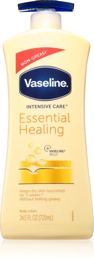 Vaseline Essential Healing Body Lotion Kroppslotion För återfuktad och åtstramad hud 725 ml