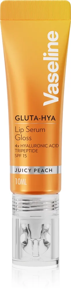 Vaseline Gluta-Hya Lip Serum Fugtgivende læbepomade SPF 15 Skygge Juicy Peach 10 ml