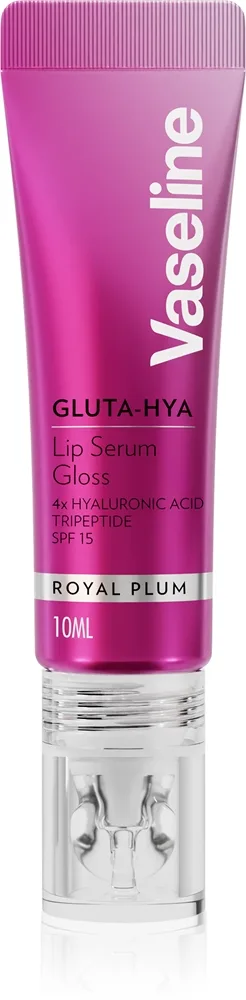 Vaseline Gluta-Hya Lip Serum kosteuttava huulibalsami SPF 15 sävy Royal Plum 10 ml