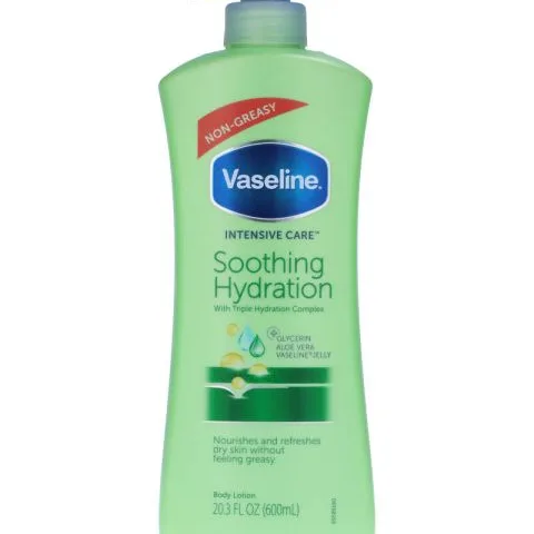 Vaseline Intensive Care Lindrande kroppsmjölk Med pump Aloe Fresh 600 ml