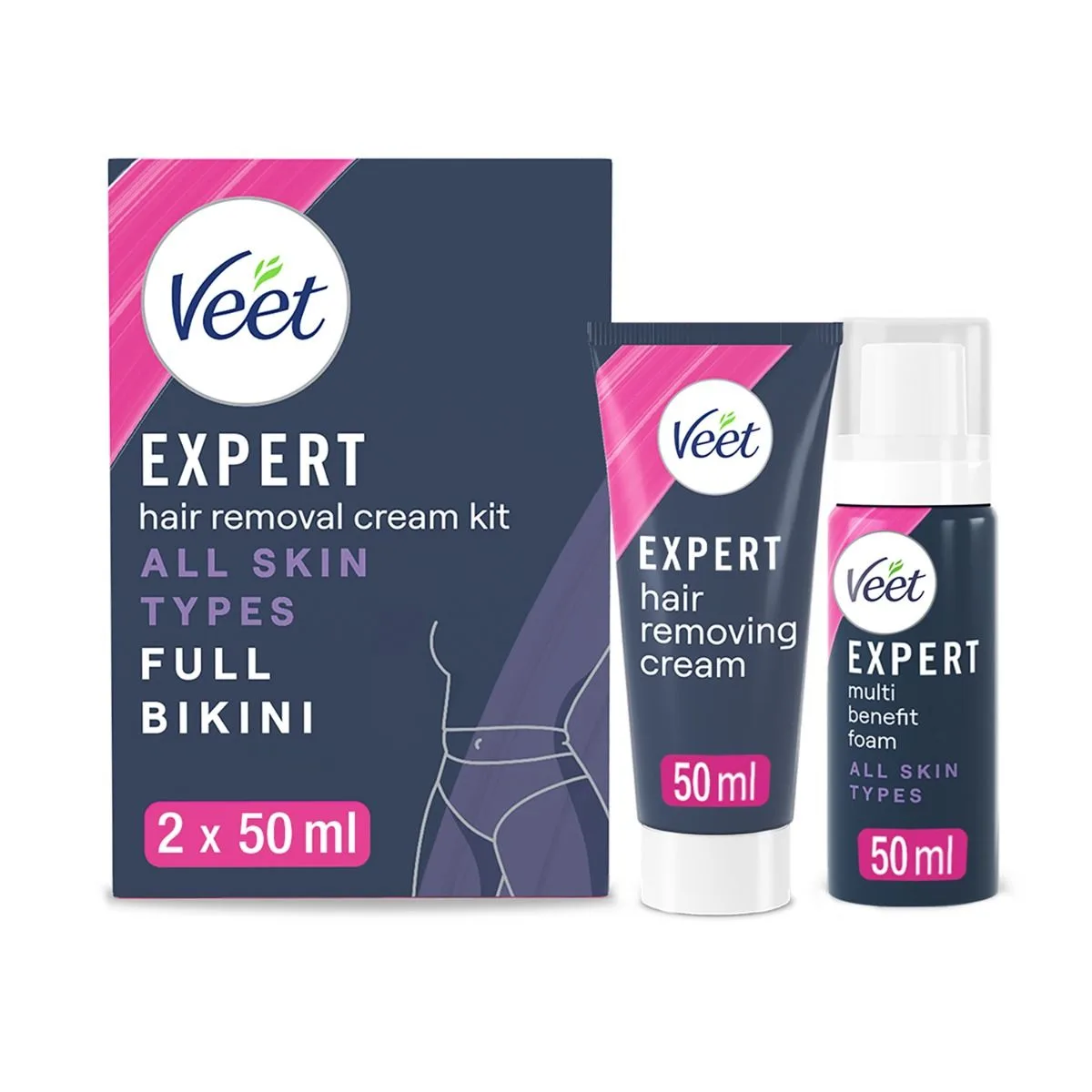 Veet Expert Hårborttagningskit 2 x 50 ml