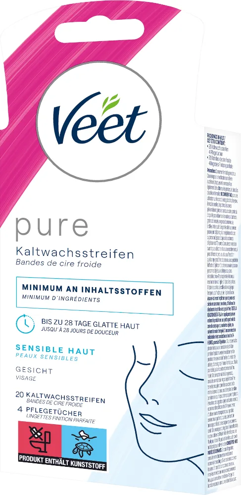 VEET Kaltwachs-Streifen Gesicht 20 St Streifen