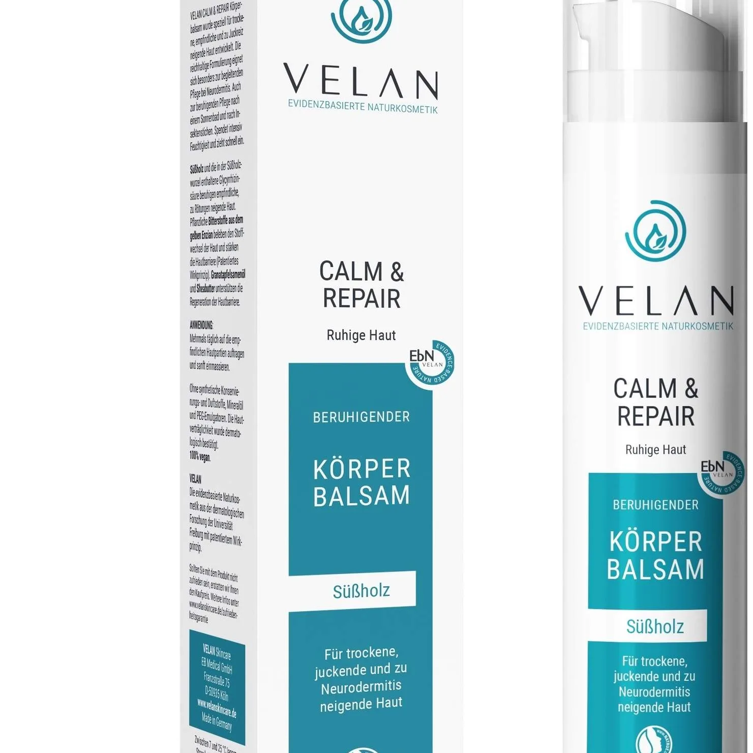 Velan Calm & Repair Körperbalsam Ruhige Haut 100 ml - Beruhigender Körperbalsam